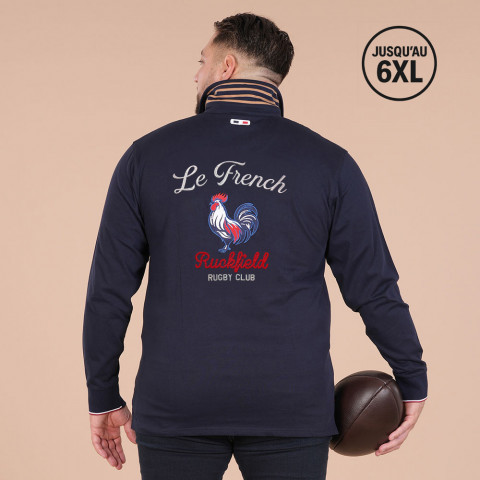 Polo à manches longues Ruckfield "Le French" GOTS