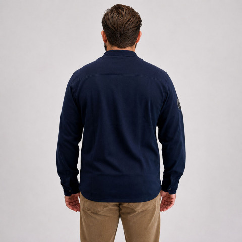 Chemise marine à manches longues Selected Rugby Ruckfield - GOTS