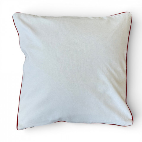 Housse de coussin RUCK’CYCLÉ blanc