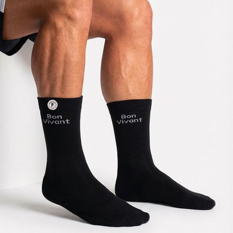 Chaussettes Ruckfield "Bon Vivant" noir