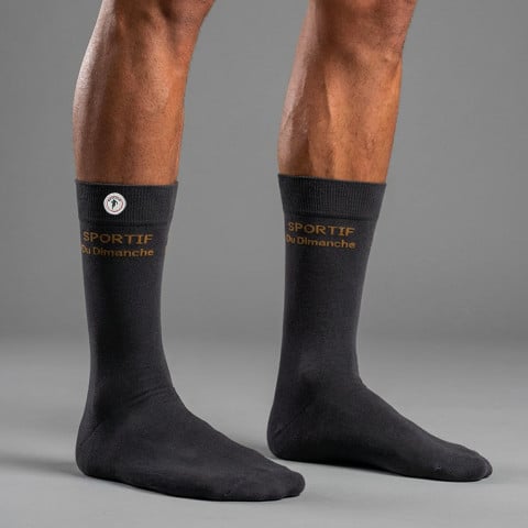 Chaussettes Ruckfield "Sportif du Dimanche" gris foncé
