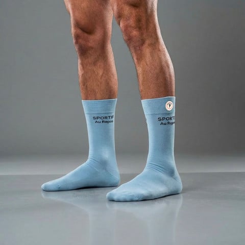 Chaussettes Ruckfield " Sportif au Repos" bleu