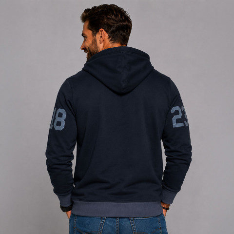 Sweat à capuche Webb Ellis noir NEW ZEALAND