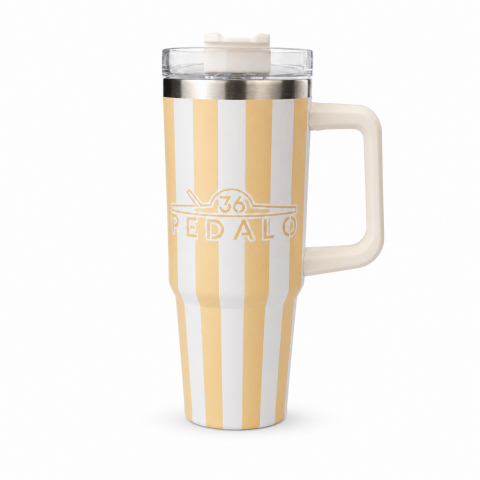 Gourde Isotherme Avec Paille Jaune Pédalo