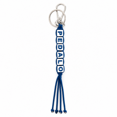 Porte-Clés Perles Bleu Marine Pédalo