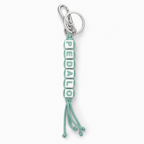 Porte-Clés Perles Vert Sauge Pédalo