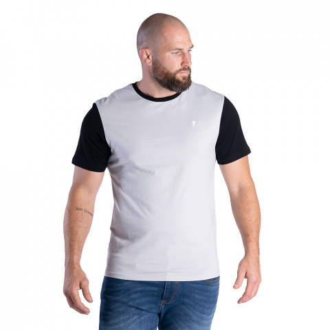 T-shirt Ruckfield gris bi-colore
