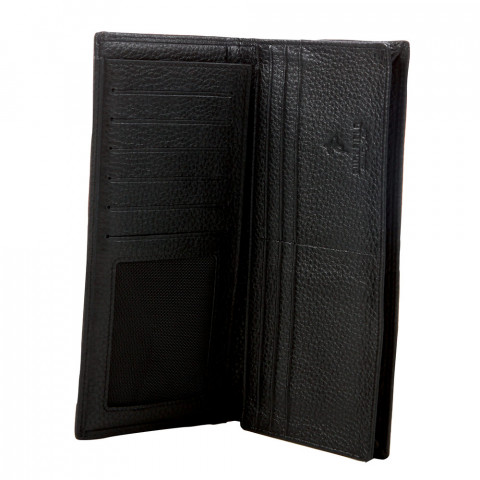 Porte cartes en cuir long