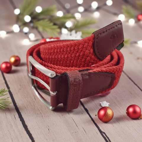 Ceinture extensible rouge