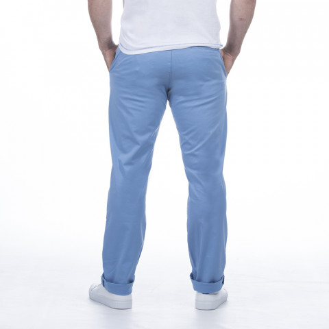 Pantalon chino bleu ciel