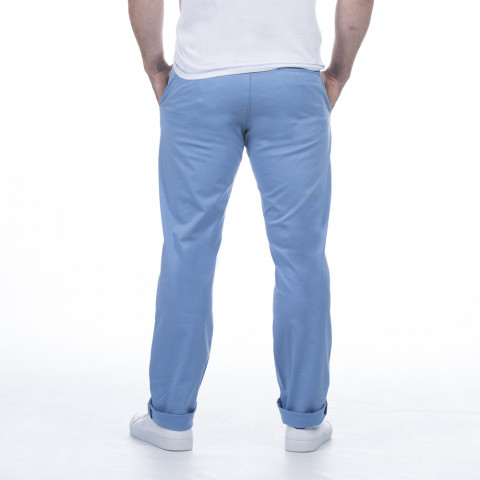 Pantalon homme chino bleu clair