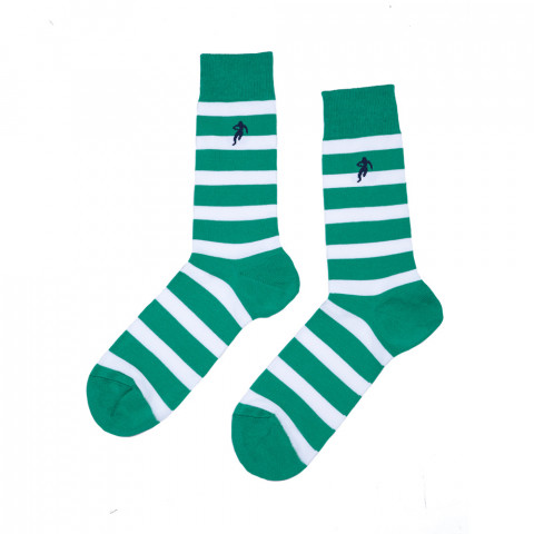 Chaussettes rugby verte