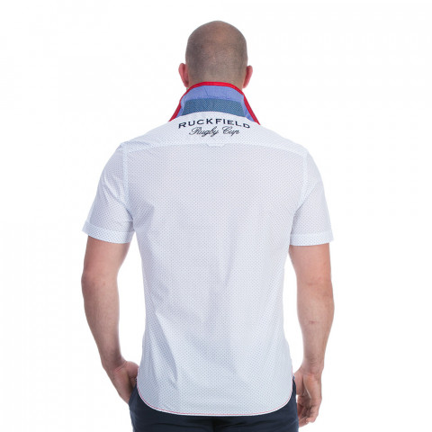 Chemise blanche rugby cup