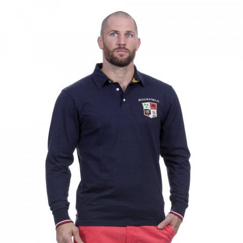 Polo bleu marine rugby cup