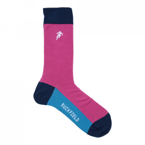 Chaussettes rugby fushia