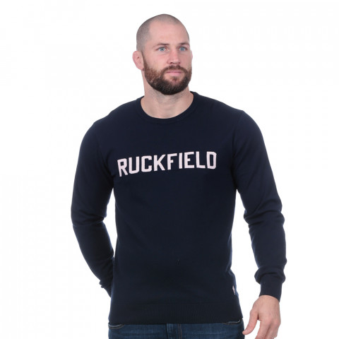 Ruckfield navy round neck jumper