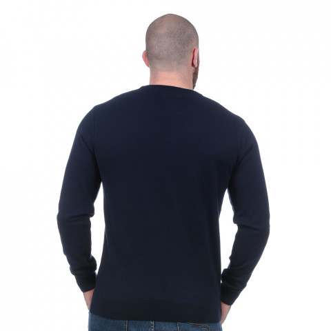 Pull col rond Ruckfield marine