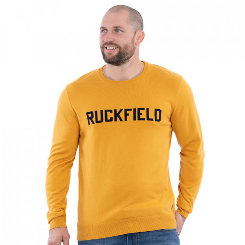 Pull col rond Ruckfield ocre