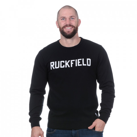 Ruckfield black round neck jumper