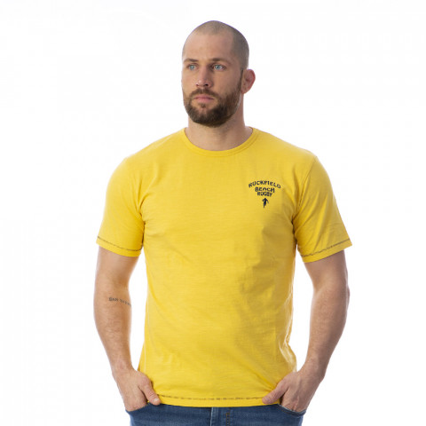 T-shirt jaune rugby