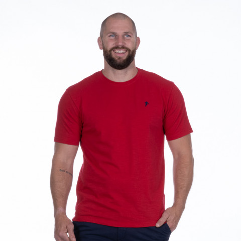 T-shirt basique rouge