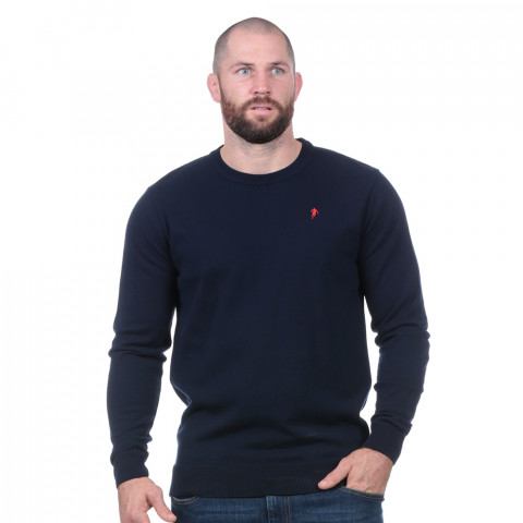 Pull essentiel bleu marine