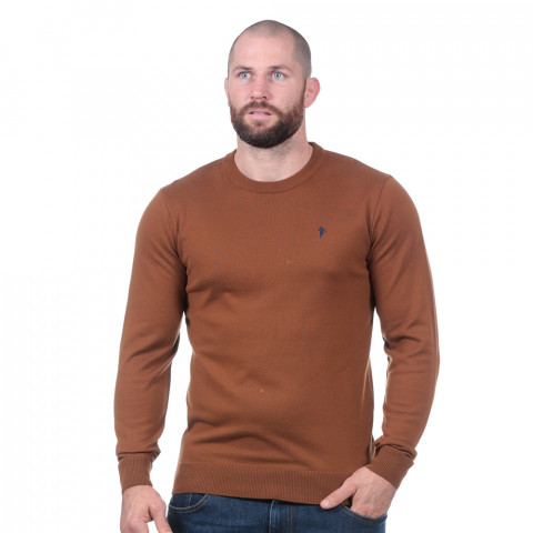 Brown essential sweater