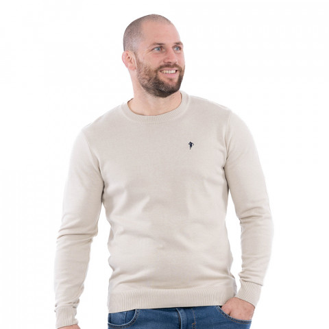 Pull essentiel beige