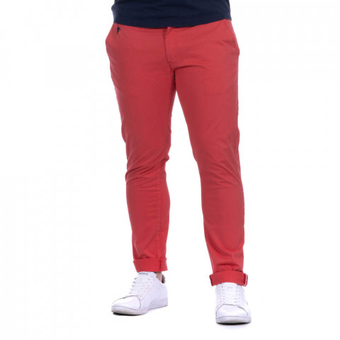 Pantalon Chino Ruckfield 577 rouge moyen