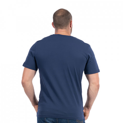 T-shirt Ruckfield "essai, carreau, apéro" bleu marine