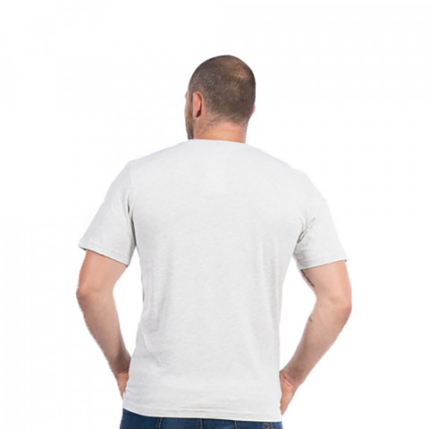 T-shirt Ruckfield "essai, carreau, apéro" gris clair