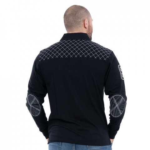 Polo Ruckfield long sleeve Maori black