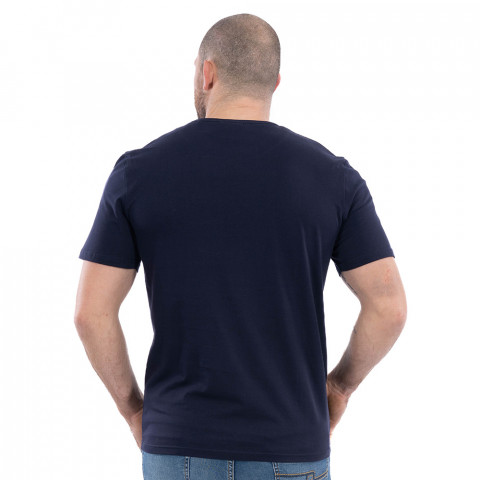 Ruckfield short sleeve T-shirt rugby gingham navy blue