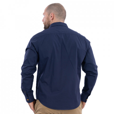 Ruckfield long sleeve Fall Rugby d’Automne themed shirt navy blue