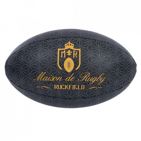 Ballon Ruckfield Maison de Rugby noir