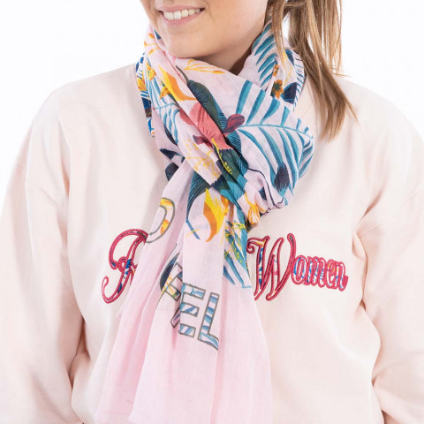 Women's Ruckfield Tropical pink scarf