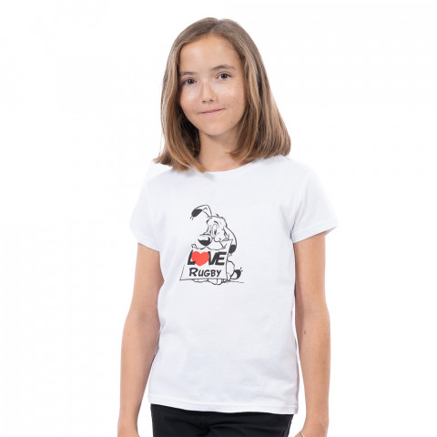 T-shirt pour fille Ruckfield X Astérix blanc