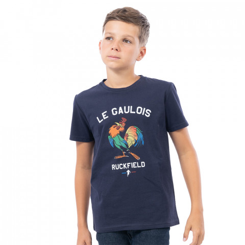 Ruckfield x Asterix boys' navy blue T-shirt