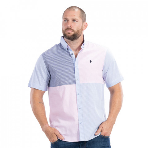 Sky blue gingham Ruckfield shirt