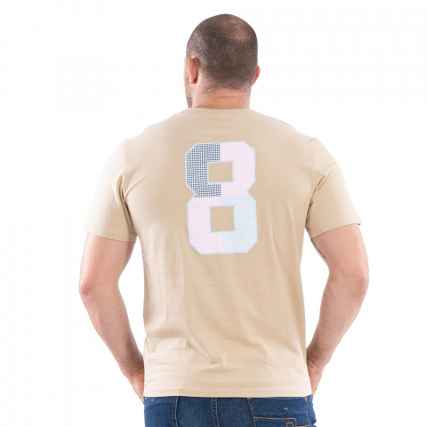 Ruckfield short sleeve t-shirt beige gingham