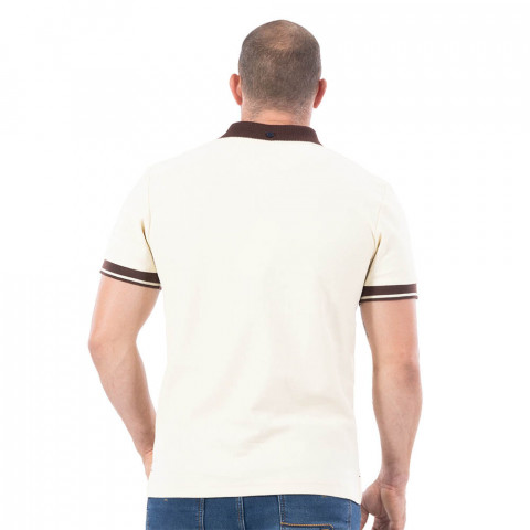 Off-white elegance rugby short-sleeved Ruckfield polo shirt