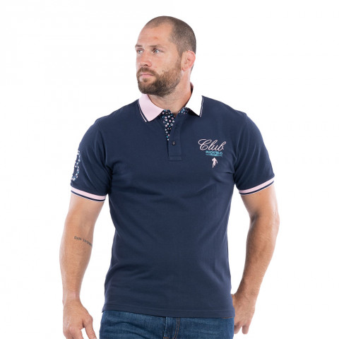 Ruckfield navy rugby club polo shirt