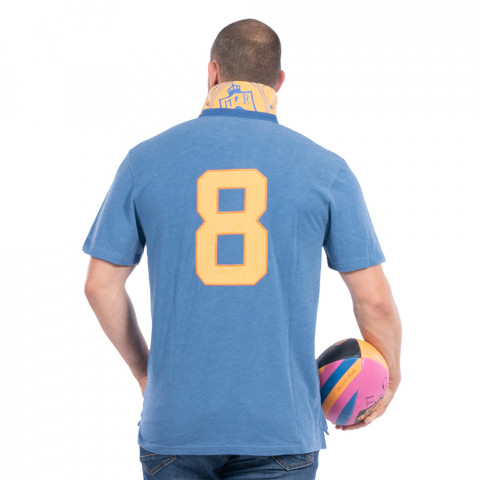 Ruckfield short sleeve polo shirt House of Rugby blue