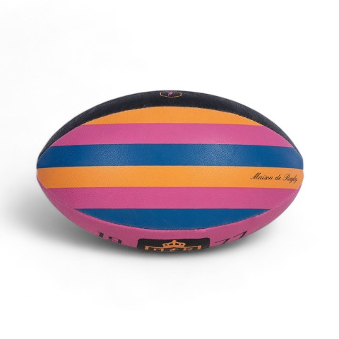 Ballon de rugby Ruckfield maison de rugby noir