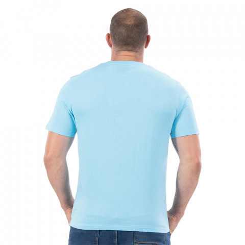 Ruckfield turquoise blue short sleeve Maori T-shirt 