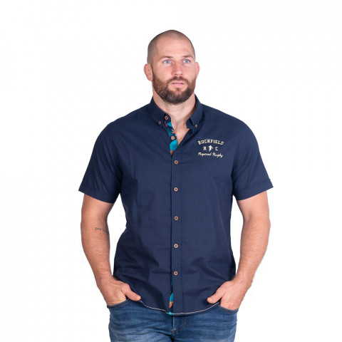 Ruckfield Tropical shirt navy blue