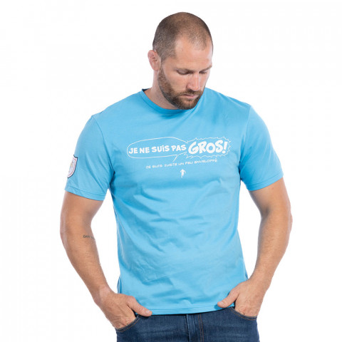 T-shirt Ruckfield X Astérix bleu ciel