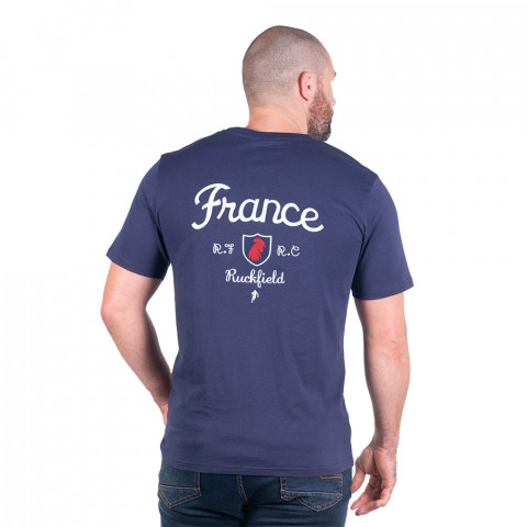 T-shirt Ruckfield France bleu marine