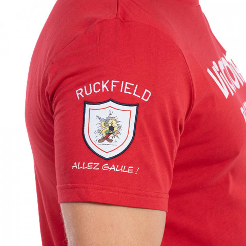 T-shirt rouge "Victoire par Toutatis" Ruckfield x Astérix