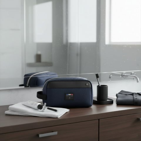 Trousse de toilette bleu